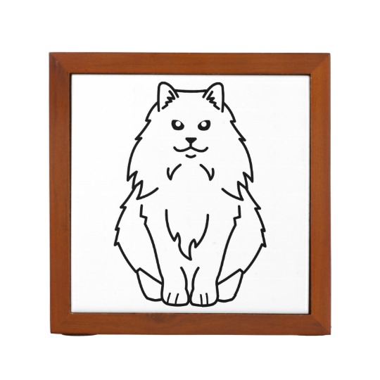 540x540 norwegian forest cat cartoon pencil holder