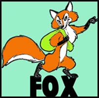 200x199 How To Draw Cartoon Foxes Realistic Foxes Drawing Tutorials