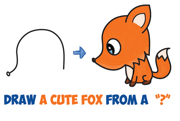 600x403 How To Draw A Fox Archives