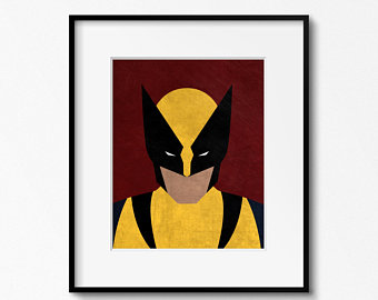 340x270 Wolverine Drawing Etsy
