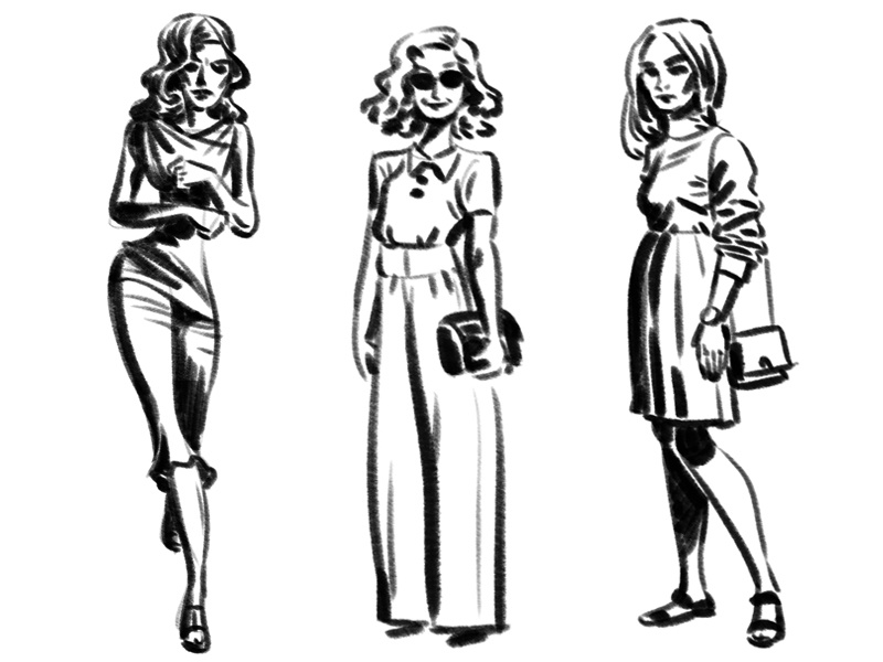 800x600 Fashion Sketches
