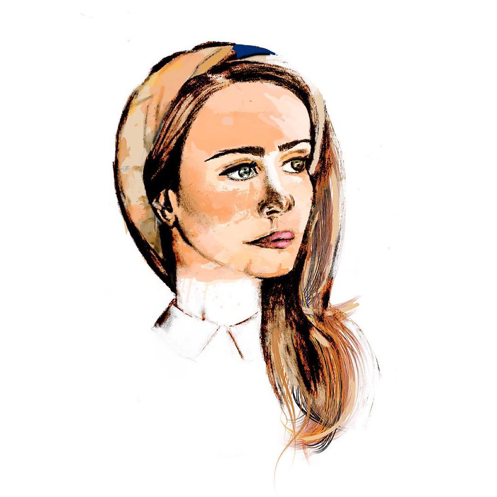 1024x1024 Lanadelrey Pencil + Photoshop Sketch