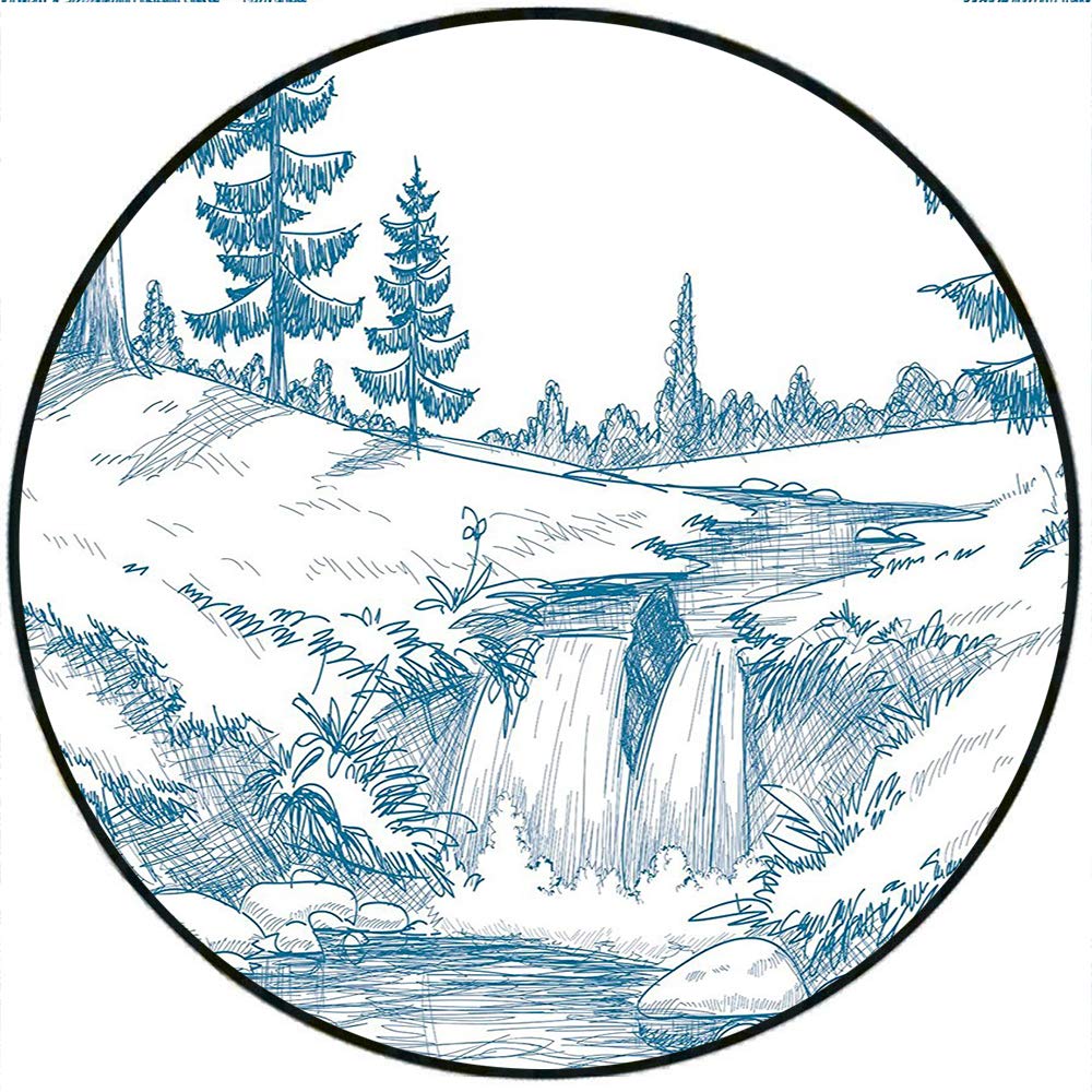 1000x1000 Short Plush Floor Matrug Collection Pencil Drawing