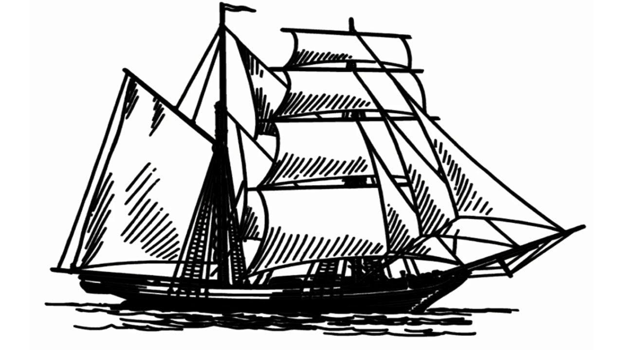 1280x720 How To Draw A Boat