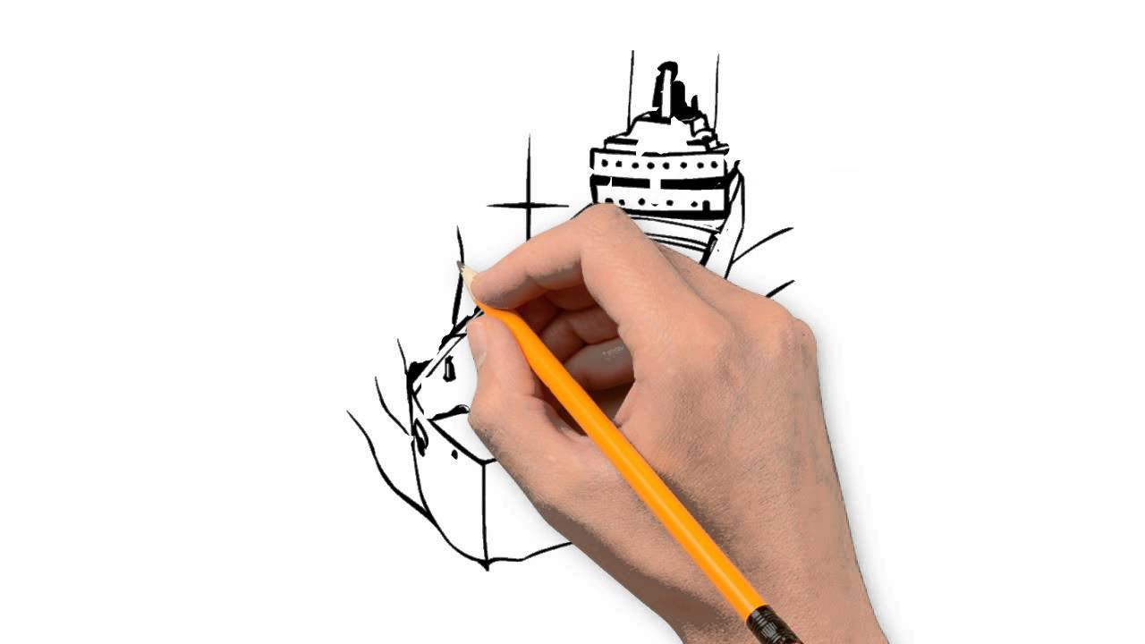 1280x720 Ship Transport Pencil To Draw Step