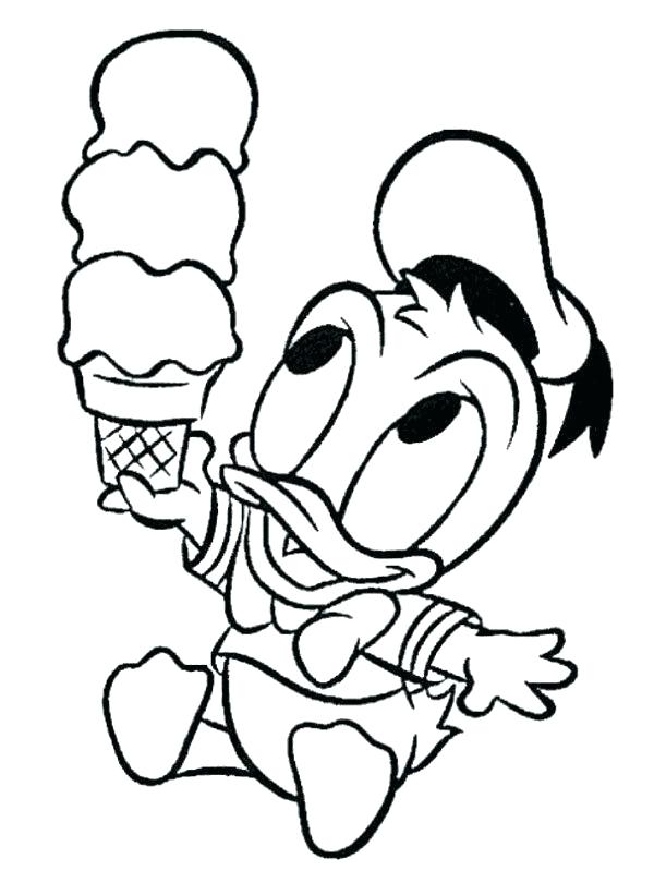 600x810 Drawing Donald Duck Image Titled Refine Outline For The Lower Body