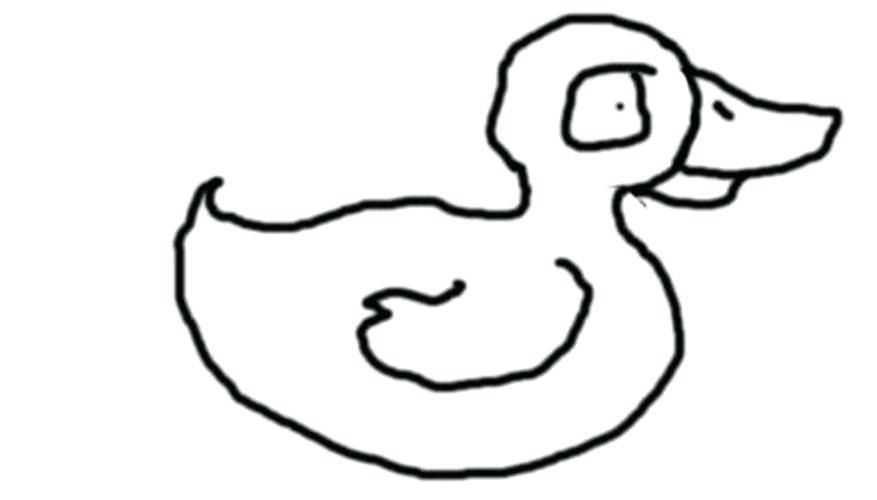 877x500 Drawing Of Duck Drawing The Feet Drawing Duck Video Nip
