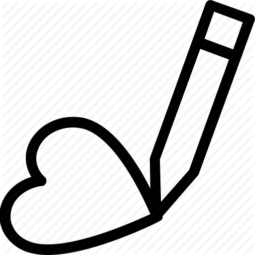 512x512 Draw Heart, Drawing, Heart, Love, Pencil Icon