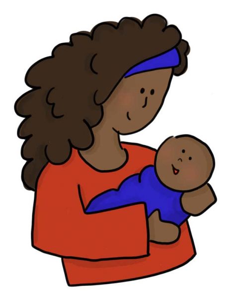 455x600 Growing Your Visual Vocabulary How To Draw A Mother Holding