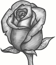 236x274 Drawings Of Roses And Hearts In Pencil Tatoo Art Rose Rose Tattoo
