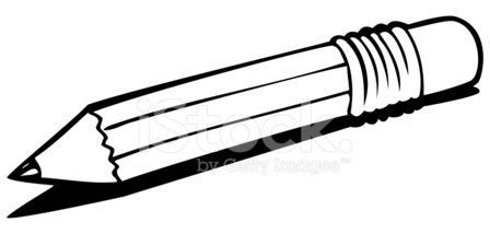 448x214 Pencil Line Art Stock Vectors