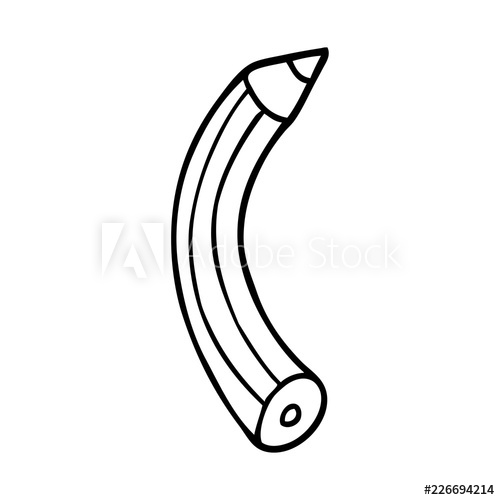 500x500 Line Drawing Cartoon Colored Pencil