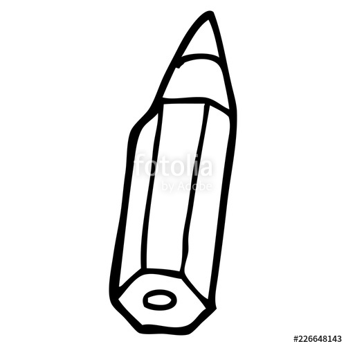 500x500 Line Drawing Cartoon Coloring Pencil Stock Image And Royalty Free