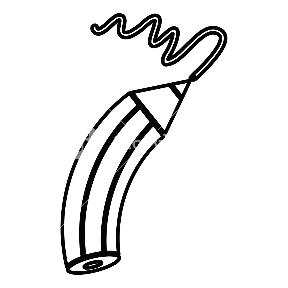 1000x1000 Vector Icon Illustration Of A Pencil Drawing A Line Royalty Free