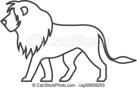 450x291 lion outline lion outline logo vector lion pencil drawing outline