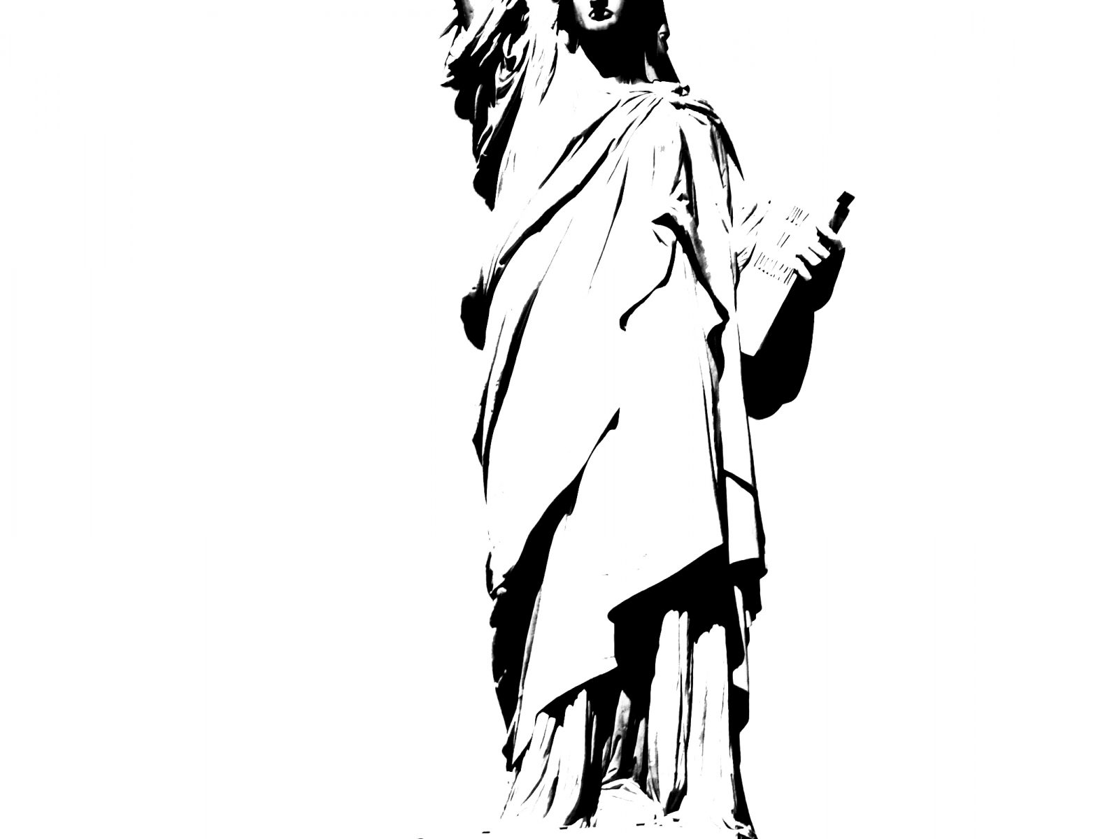1600x1200 Statue Of Liberty Pencil Drawing Sketch How To Draw The Youtube
