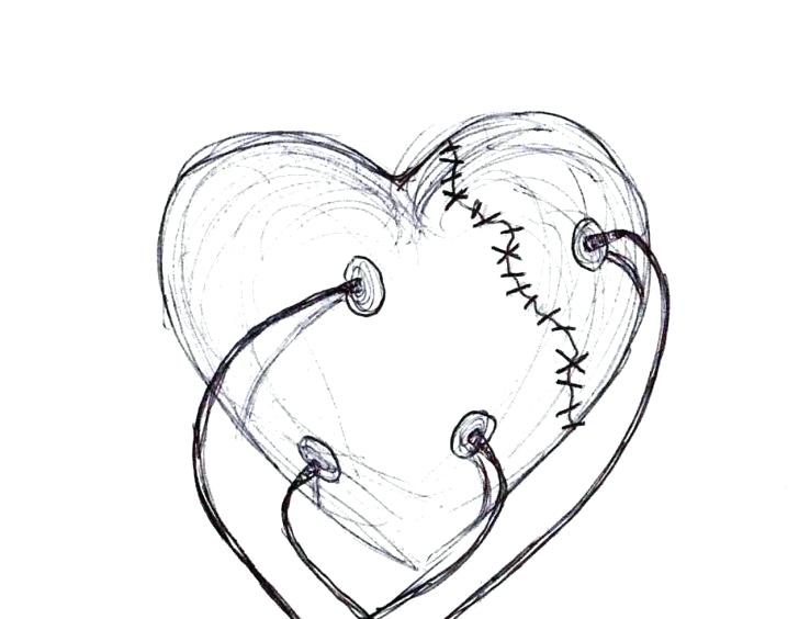 728x564 Pencil Drawing Of A Rose