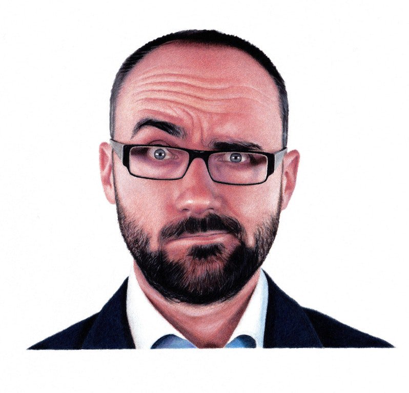 798x767 Vsauce On Twitter Hey Vsauce! Colored Pencil Portrait Here