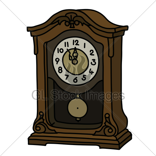 500x500 the old desktop pendulum clock gl stock images