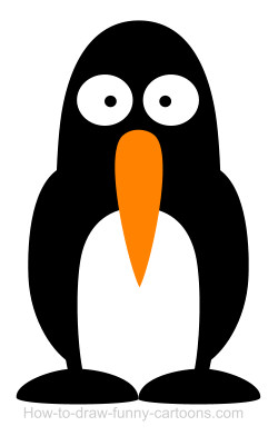 250x392 Drawing A Penguin Cartoon