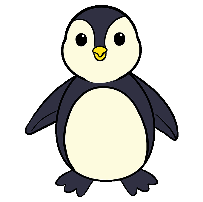 680x678 How To Draw A Penguin Really Easy Drawing Tutorial