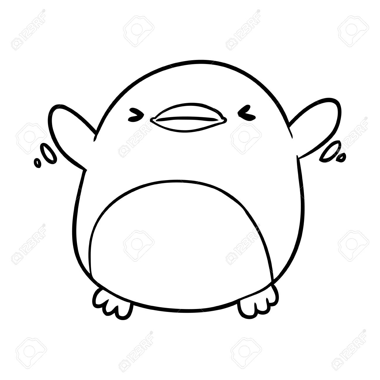 1300x1300 Huge Collection Of 'penguin Line Drawing' Download More Than