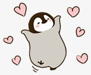 300x249 Kawaii Penguin Love Heart