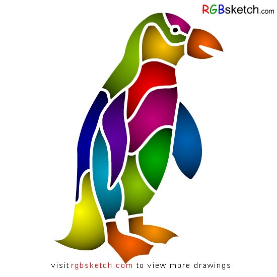 550x550 How To Draw African Penguin
