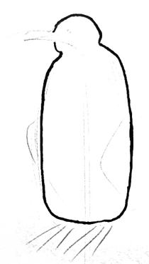 210x370 How To Draw A Penguin