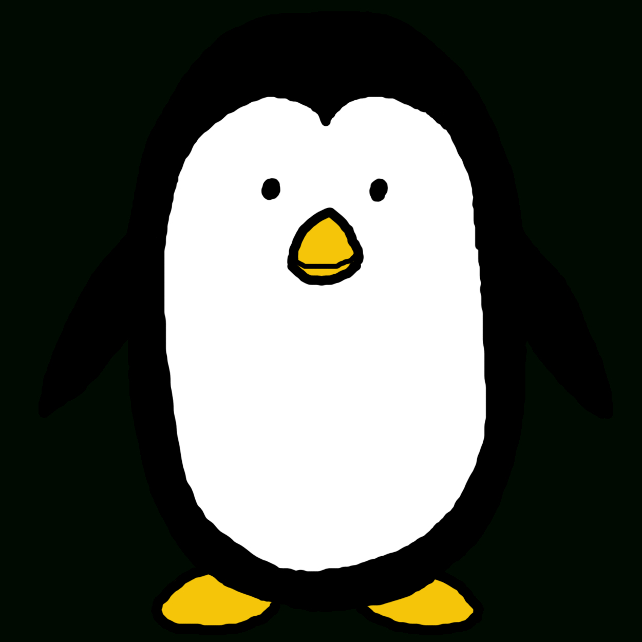 1250x1250 Penguin Drawing Fun Pics Images