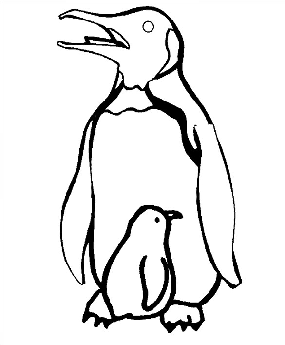 585x707 Penguin Template