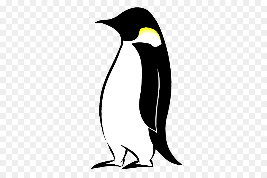 900x600 Penguin, Bird, Drawing, Transparent Png Image Clipart Free Download