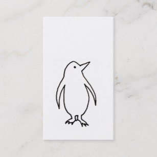 307x307 Penguin Line Drawing Gifts On Zazzle