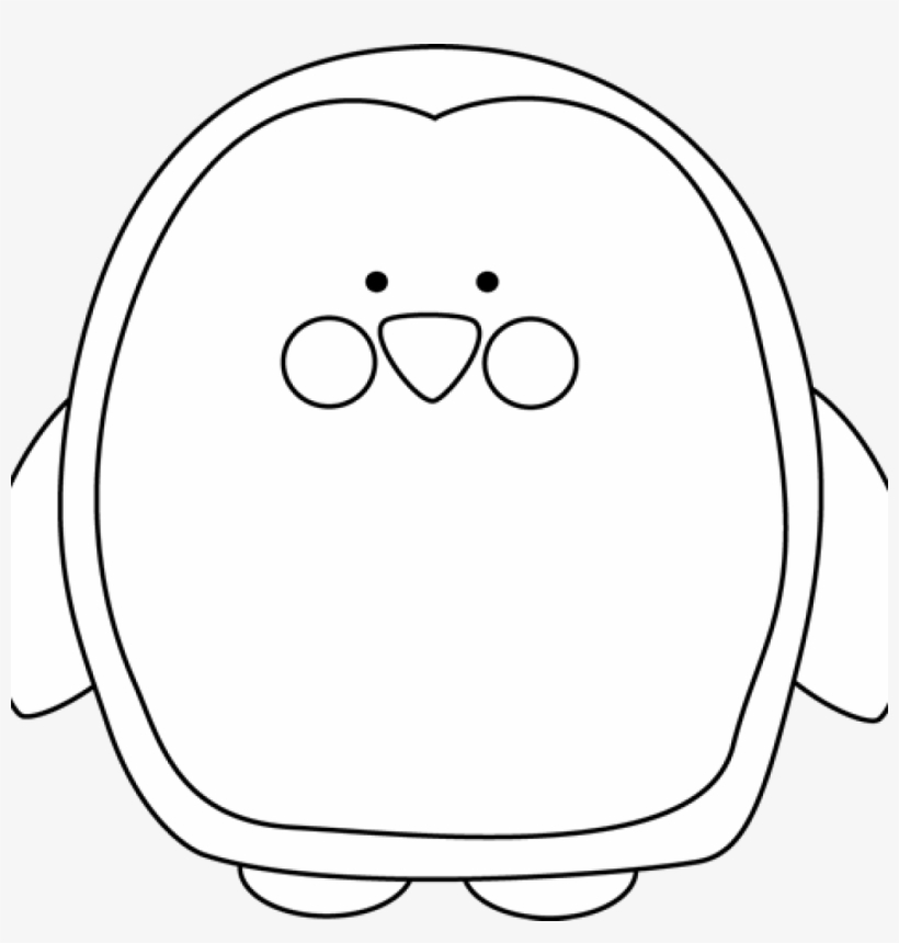 820x860 Penguin Clip Outline