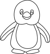 167x180 Penguin Clipart Outline Clipart Station