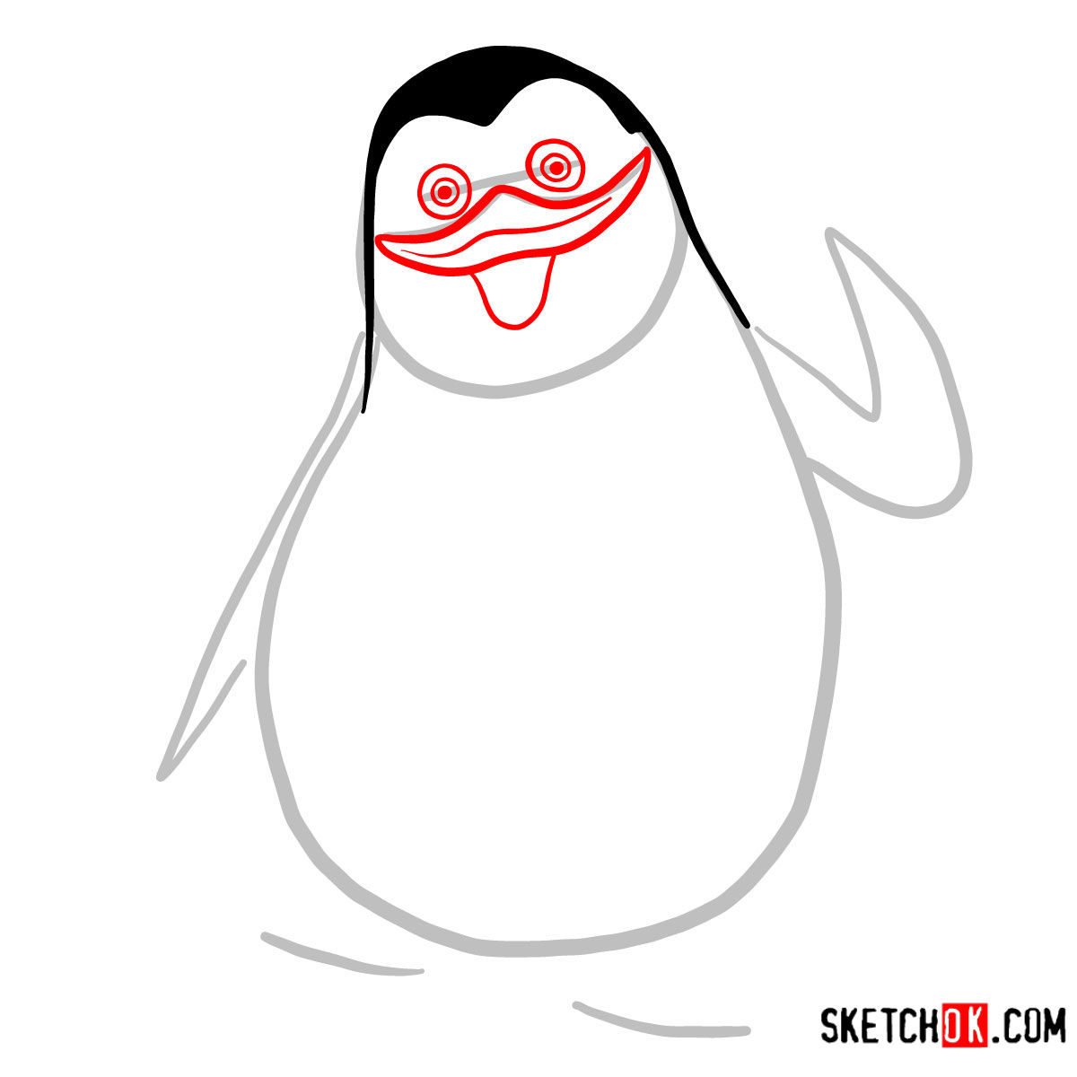 1200x1200 How To Draw Private Madagascar