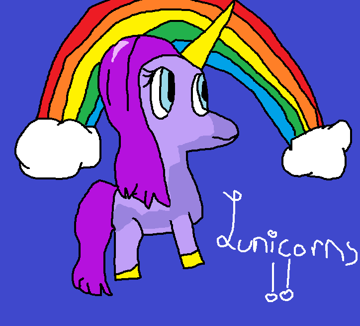 724x654 My Drawing Of A Lunicorn!!!