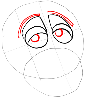 350x405 Step Drawing King Julian From Penguins Of Madagascar