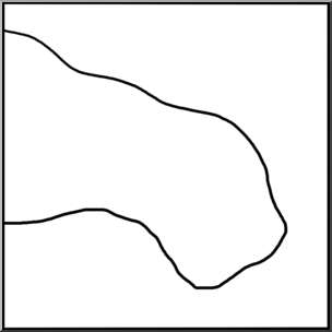 304x304 clip art landforms peninsulagulf bampw i abcteach