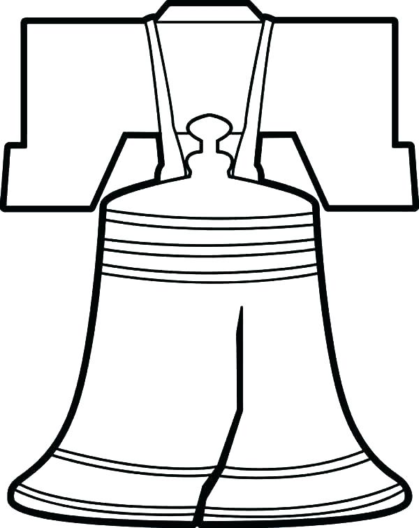600x755 Pennsylvania Coloring Pages Coloring Pages Liberty Bell Drawing