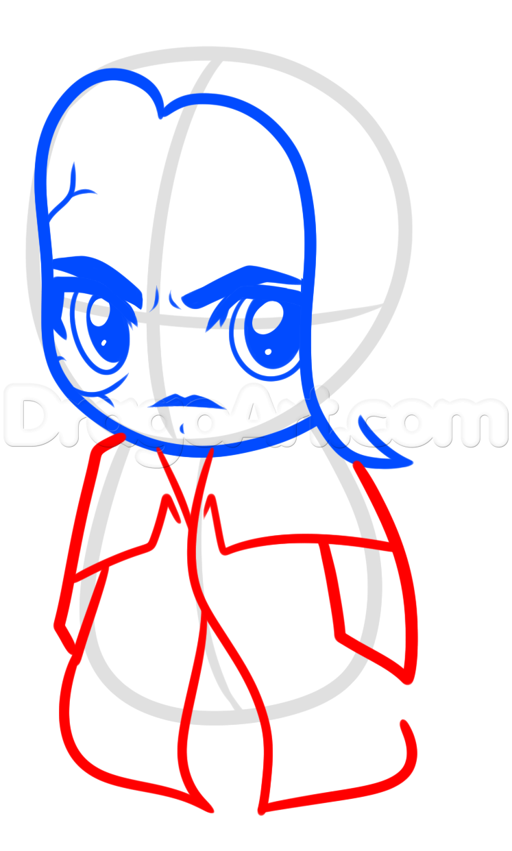 747x1242 Draw The Creature From Penny Dreadful, Step