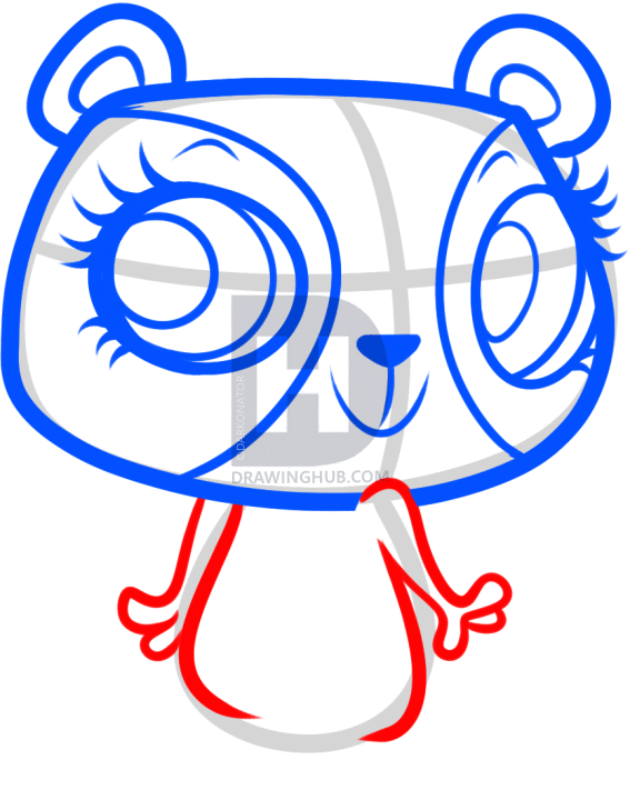 567x720 how to draw penny ling, penny ling, littlest pet shop, step