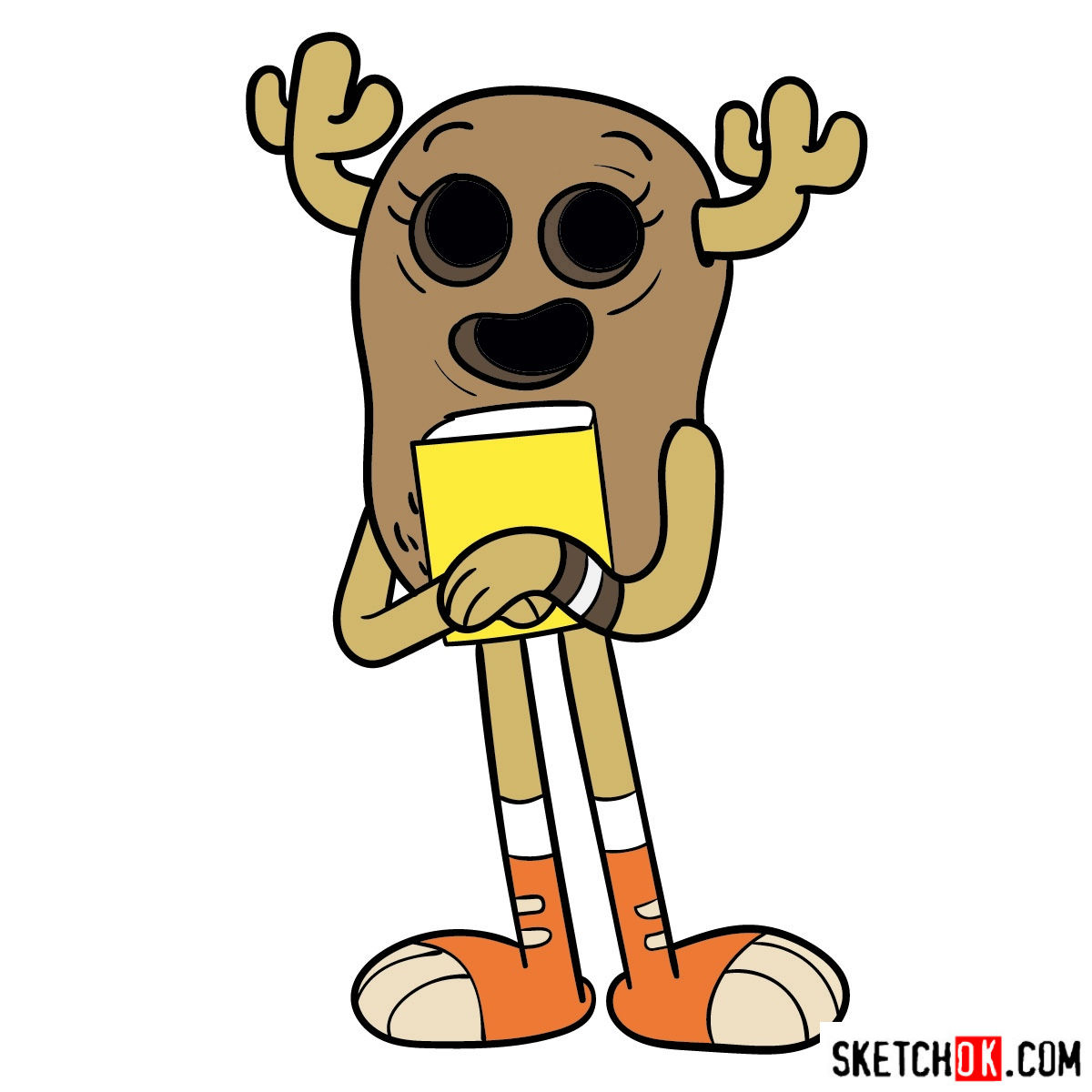 1200x1200 How To Draw Penny Fitzgerald From Gumball Series