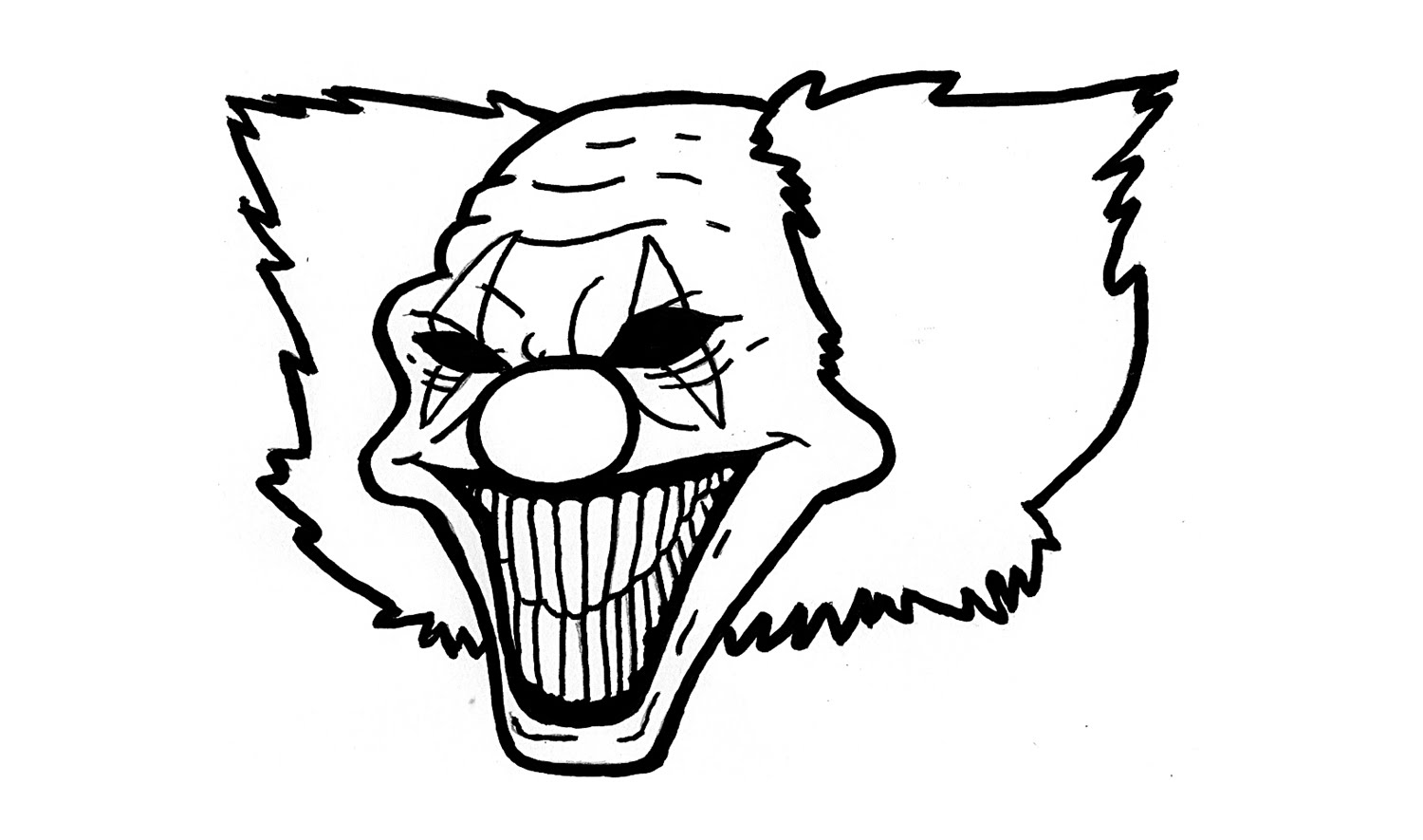 1500x885 Pennywise Drawing Marker For Free Download