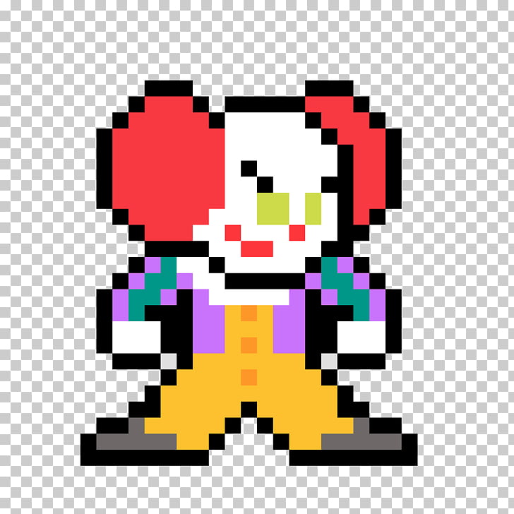 728x728 It Pixel Art Clown, Pennywise Drawing Png Clipart Free Cliparts