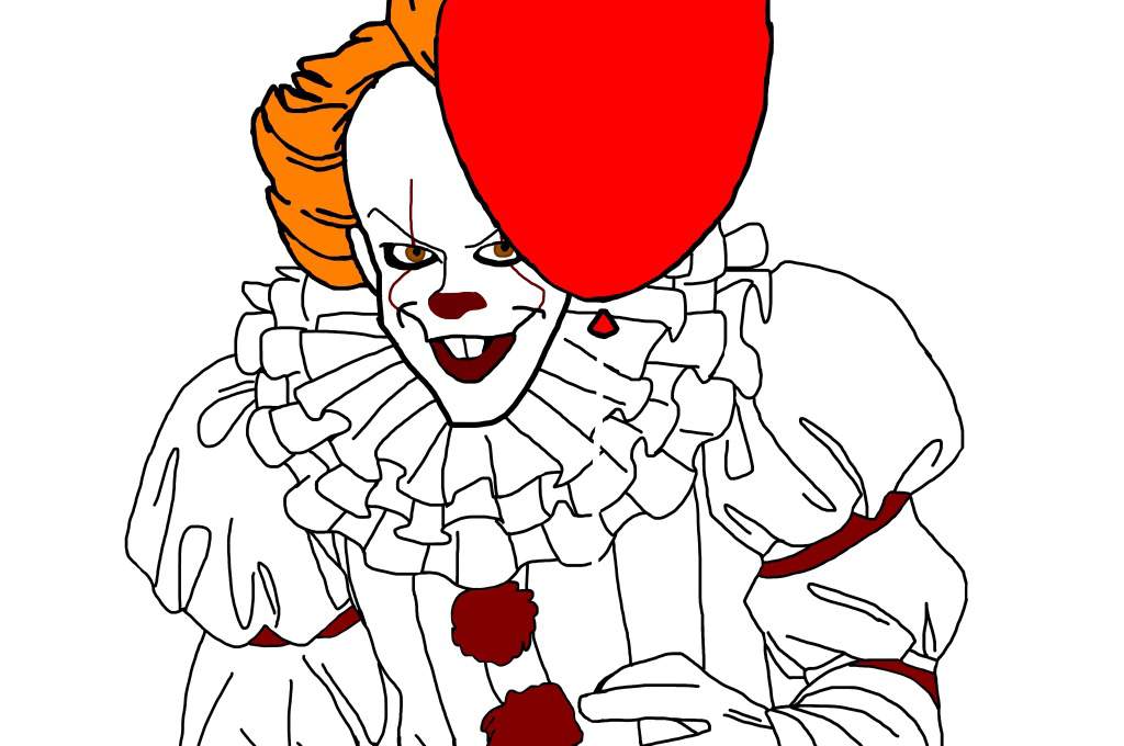 1024x680 Pennywise Drawing Official It Amino Amino