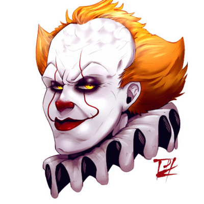 400x400 Collection Of Free Pennywise Drawing Face Download On Ui Ex