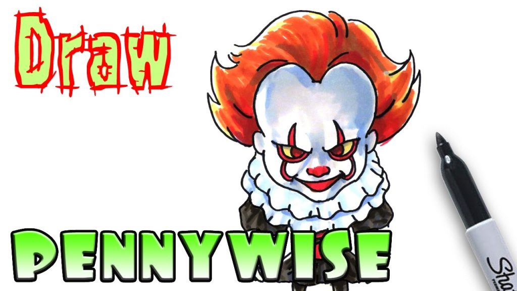 1024x576 Refundable Coloring Pages Of Pennywise The Clown How To Draw It