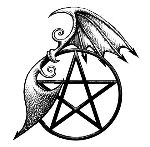 480x473 pentacle tattoo