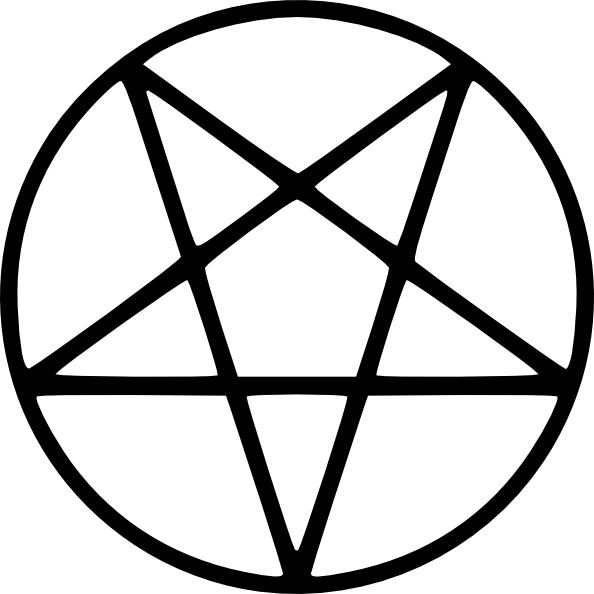 594x594 Pentagram Bold Clip Art